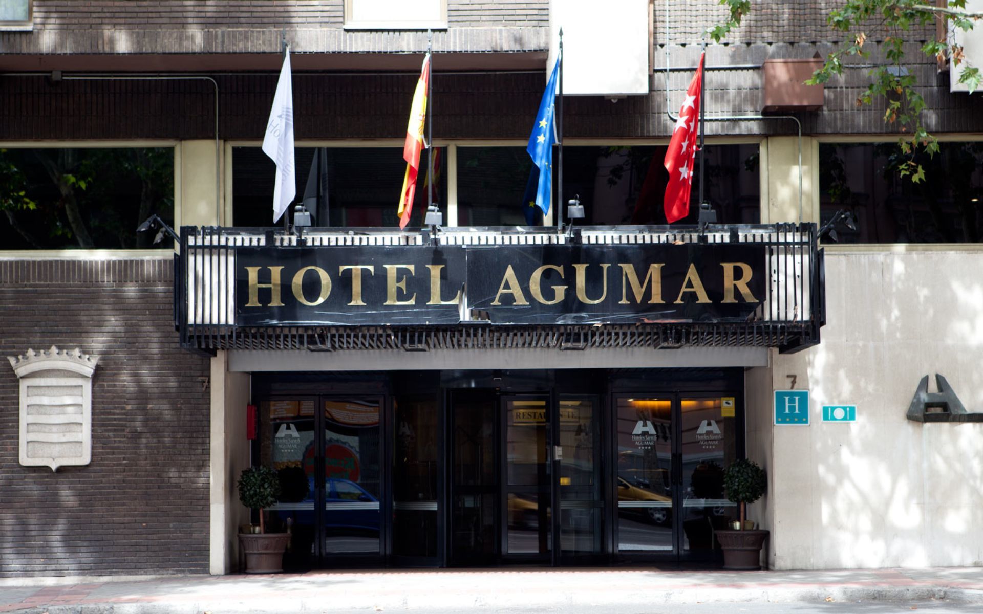 Agumar Hotell Madrid Eksteriør bilde